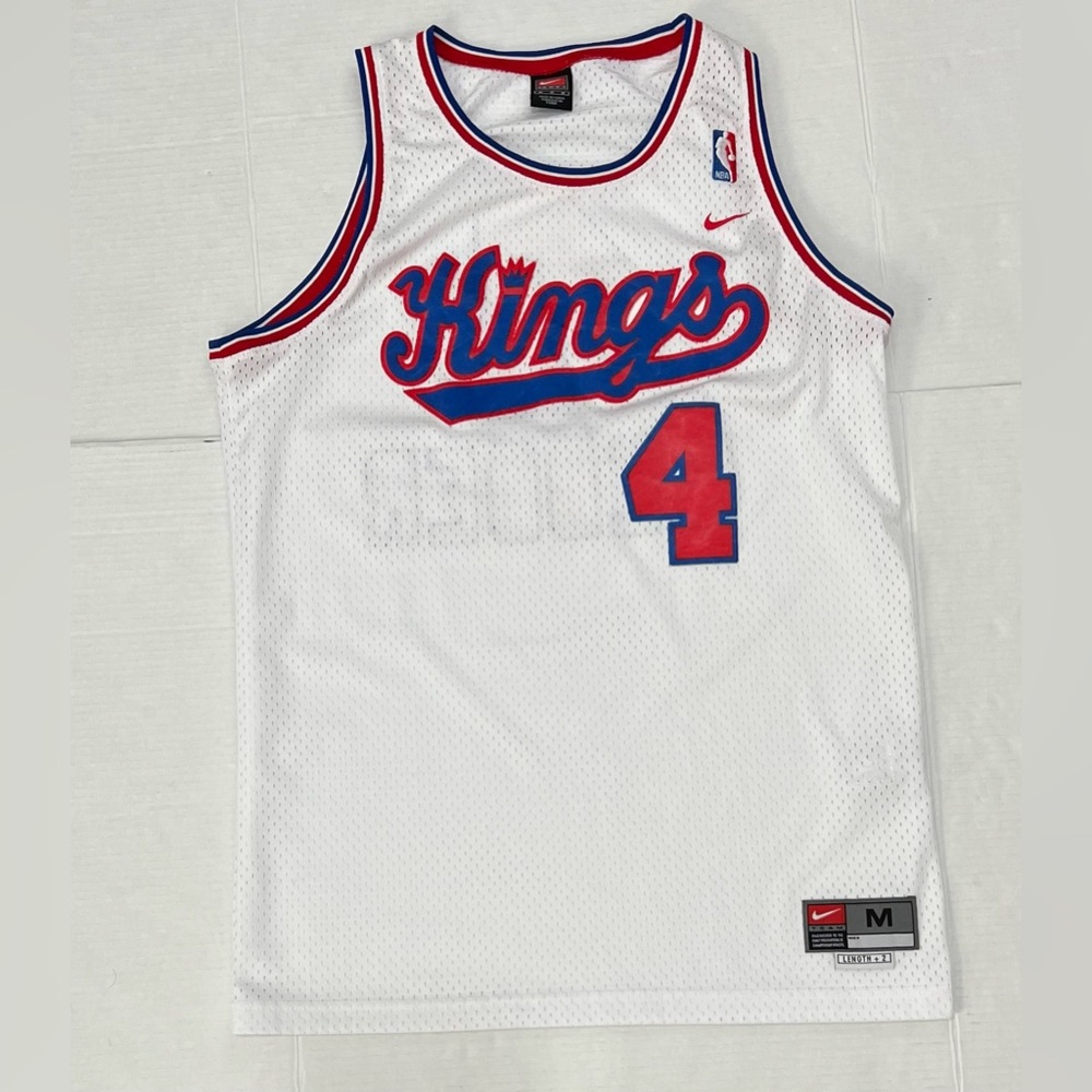 Vintage Sacramento Kings Chris Webber Jersey Nike Medium Red White Blue
